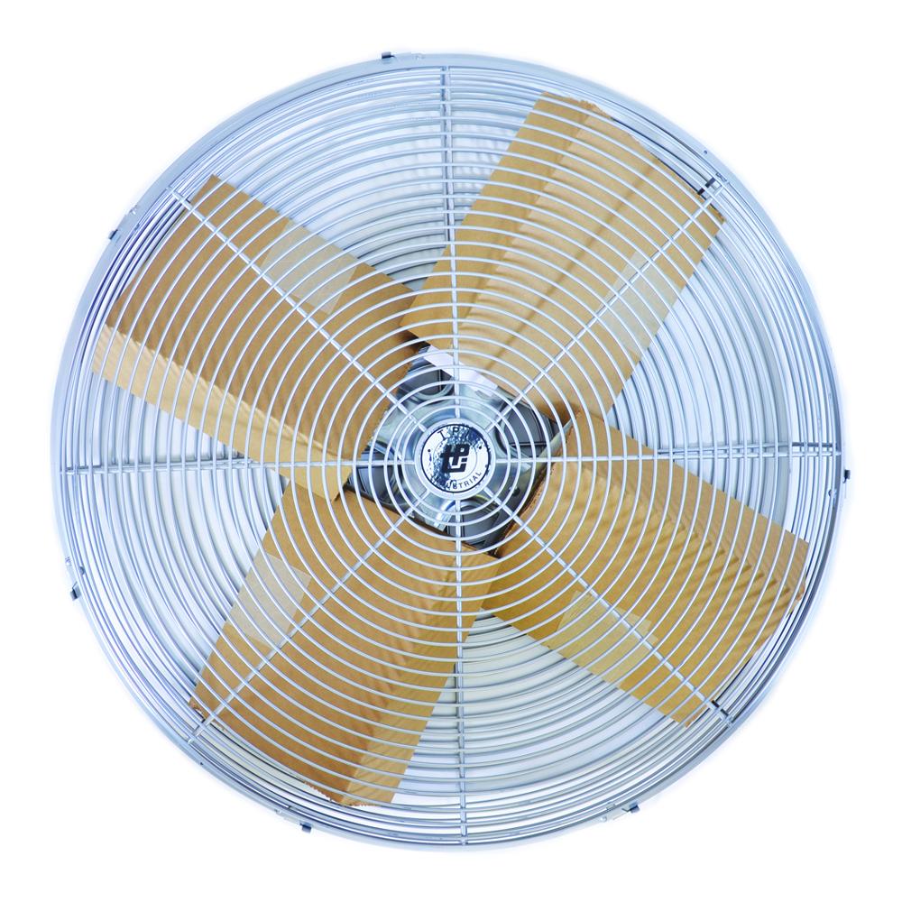 Chrm Grd & Bld for 24" Fan,1/2 HP Motor