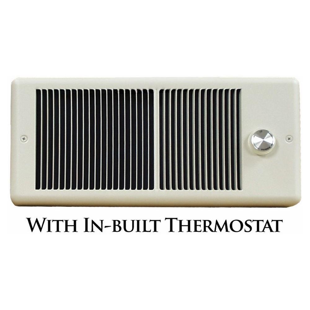 2000W LP Fan Frcd Wall Htr, DP Stat, Wht
