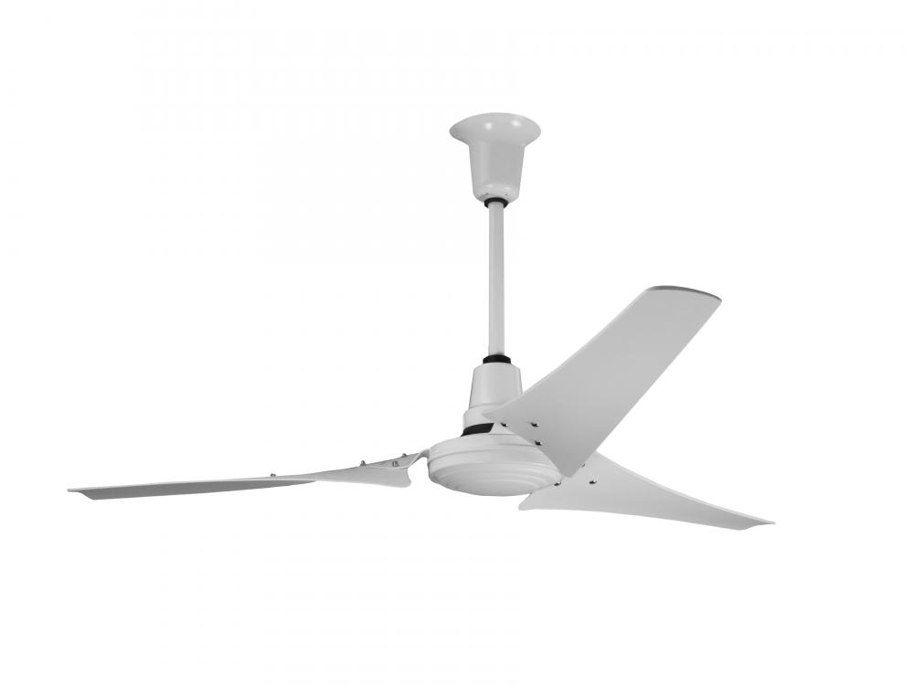 60" Indl High Eff Outdoor Ceil Fan, Wht