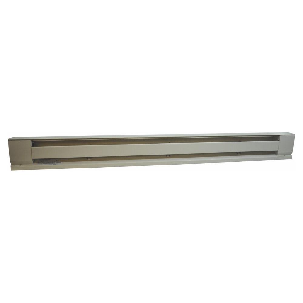 24" Baseboard Blank Section, White