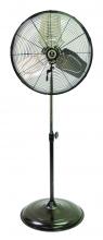 TPI CACU20P - 20" Ped Mtd Com Circ 120V, 1/10HP, 3 Spd