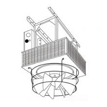 TPI D1610 - Radial Louverd Cone Dffsr 25-50KW Models
