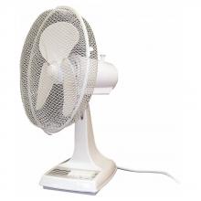 TPI ODF12 - 12" Osc Desk Fan, 3 Spd, 40" Height, Wht