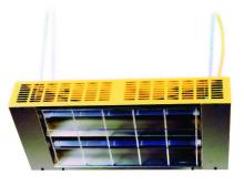TPI CH22121C - 2/1KW 120V 1P Susp or Port Qtz IR Htr