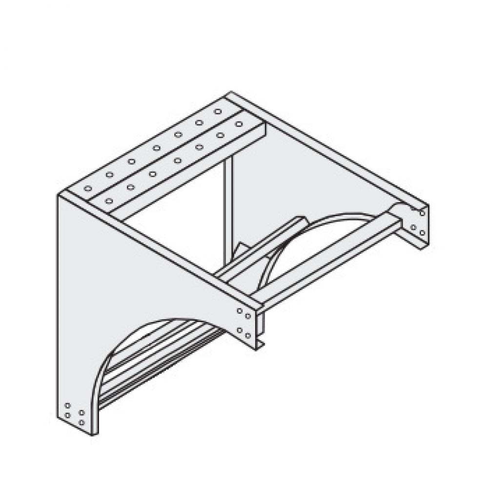 LD-7G2O-9336-36 GC 90 VERT SUPPORT ELBO