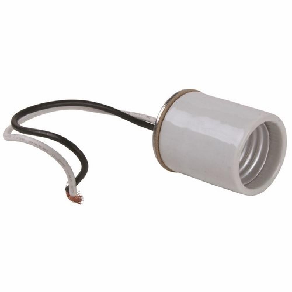 PORCELAIN KYLS LMPHLDR 1-CIRCUIT W/LEADS