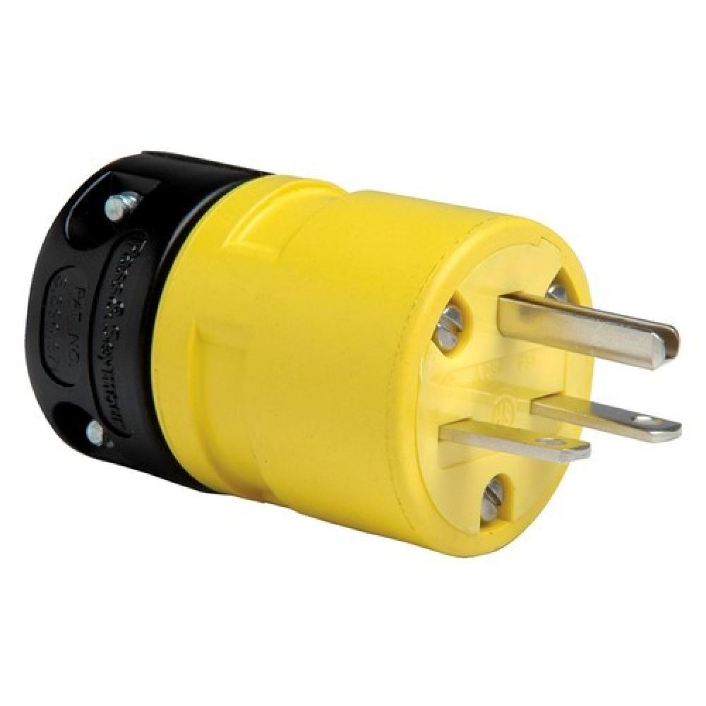 STR BLD RUBBER PLUG 15A 250V 6-15P