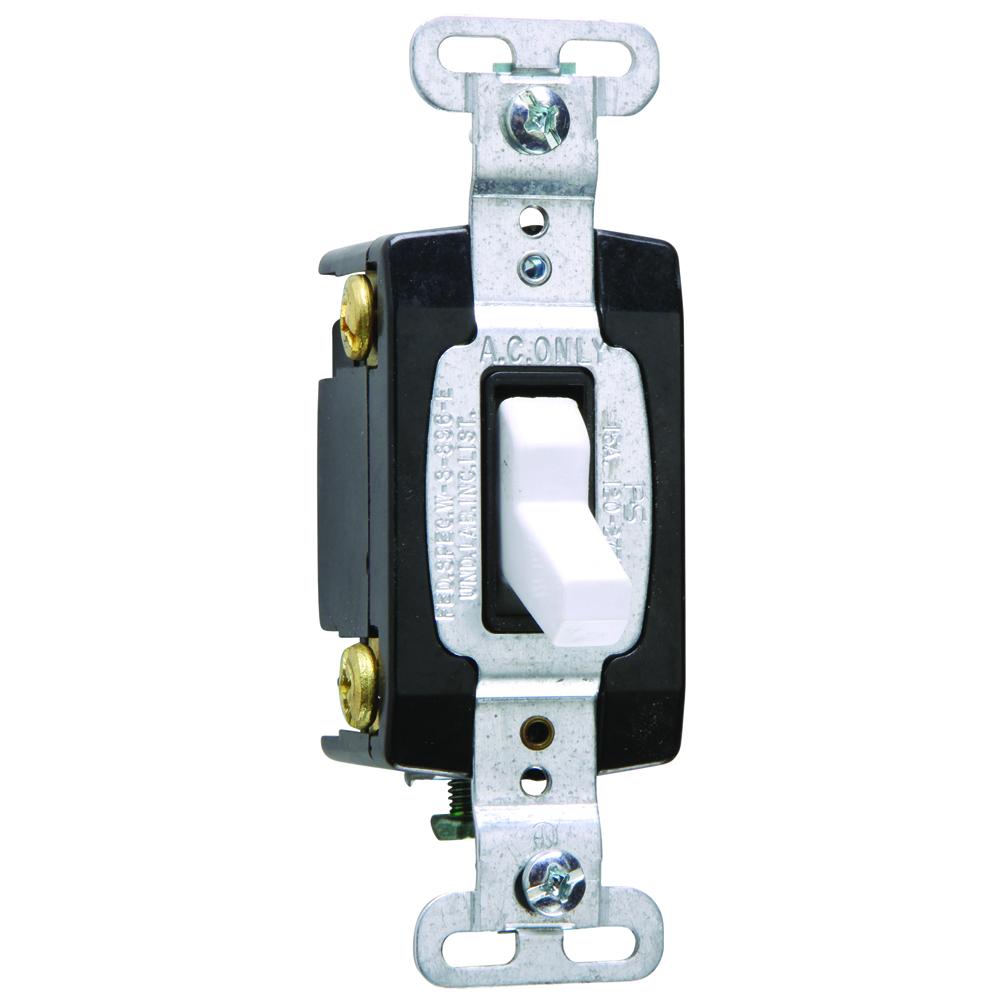 15A 120/277VAC B+S WIRE COMM 4W SW W
