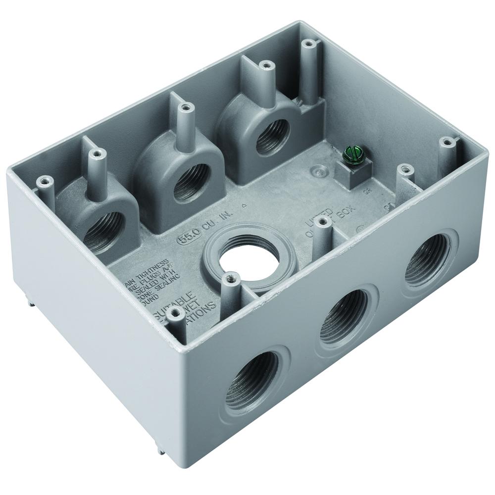 WP BOX 3G 7 HOLE 3/4