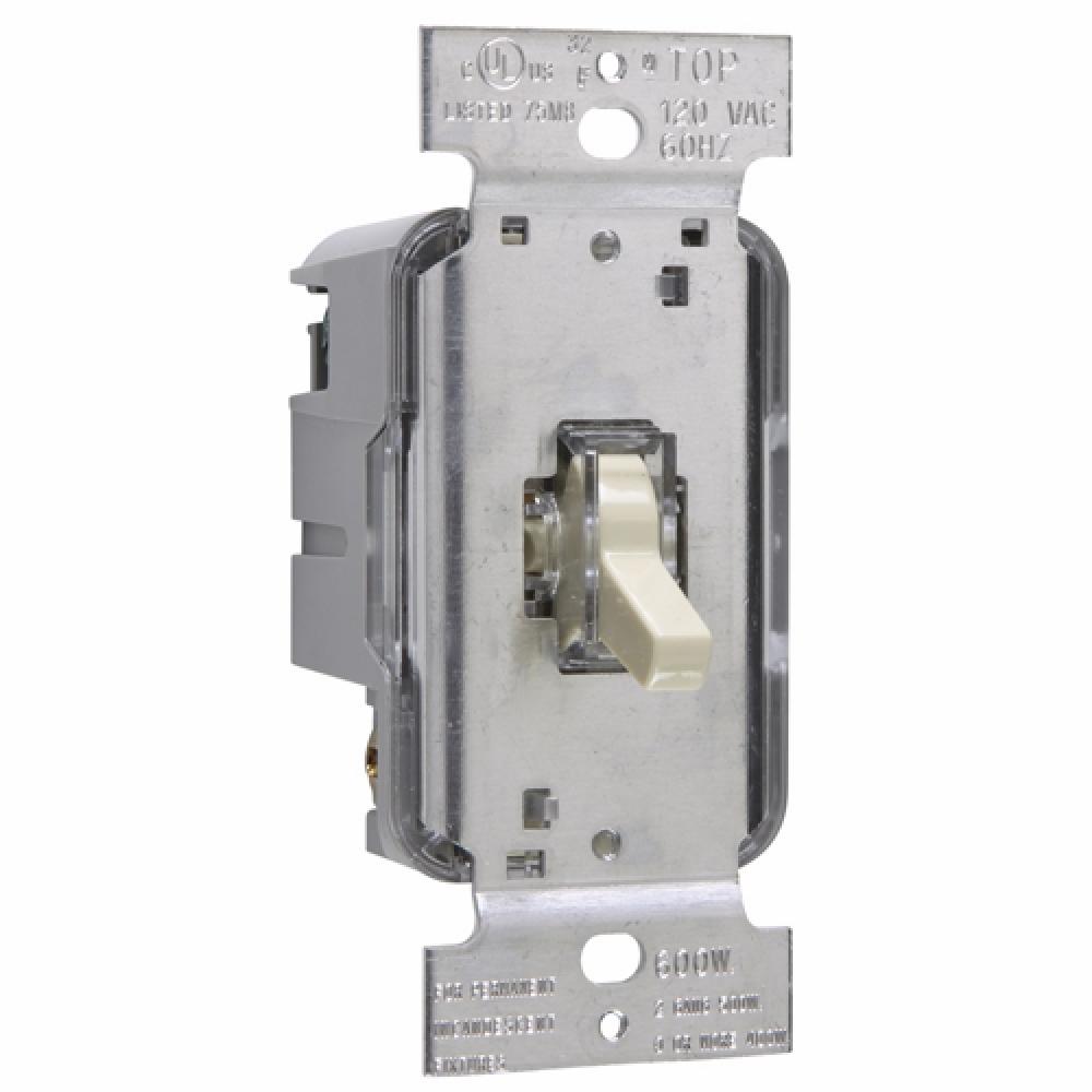 TOGGLE DIMMER 600W/SP LIGHTED IV