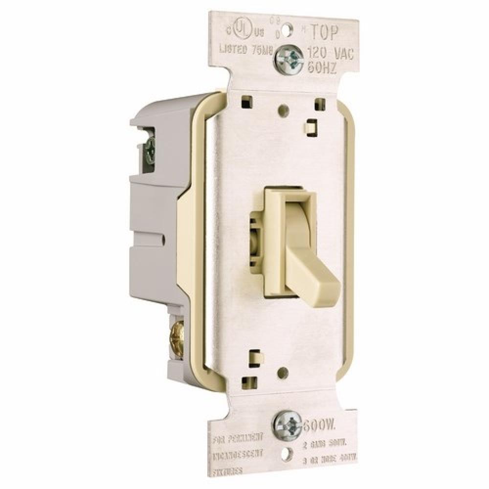 TOGGLE DIMMER 600W/SP IV CLAM