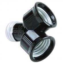 Legrand-Pass & Seymour 128 - SGL LAMPHOLDER TO TWIN ADAPTOR