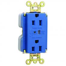 Legrand-Pass & Seymour 5262BLSP - TVSS RECP 15A 125V ALARM BLUE