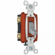 Legrand-Pass & Seymour CSB20AC2GRY - 20A 120/277VAC B+S WIRE COMM DP SW GRY