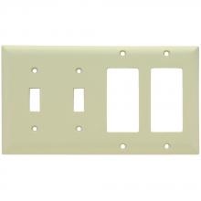 Legrand-Pass & Seymour SP2262I - SMOOTH W/P 2G TOG 2G S'PLEX IVORY