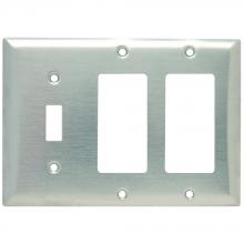 Legrand-Pass & Seymour SS1262 - SMOOTH 302SS 3G 1 TOG 2 DECORATOR