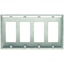 Legrand-Pass & Seymour SS264 - SMOOTH 302SS 4G 4 DECORATOR