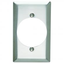 Legrand-Pass & Seymour SS724 - SMOOTH 302SS 1G POWER OUTLET 2.125 IN