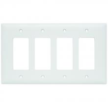 Legrand-Pass & Seymour TPJ264W - TRADEMASTER WP JUMBO 4G 4DECOR WH