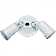 Legrand-Pass & Seymour WPLKIT2 - WP ROUND COVER W/ 2 LAMPHOLDERS WH