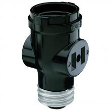Legrand-Pass & Seymour 1403 - SCREW IN KEYLESS LH W/2 OUTLETS