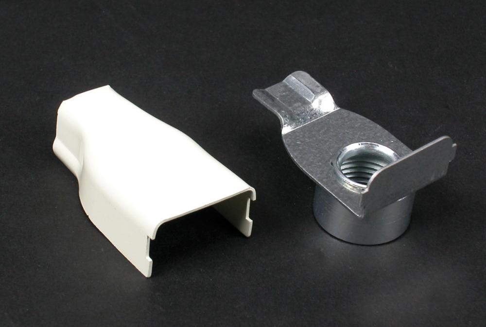 STL ELBOW CONDUIT CONNECTOR IVORY