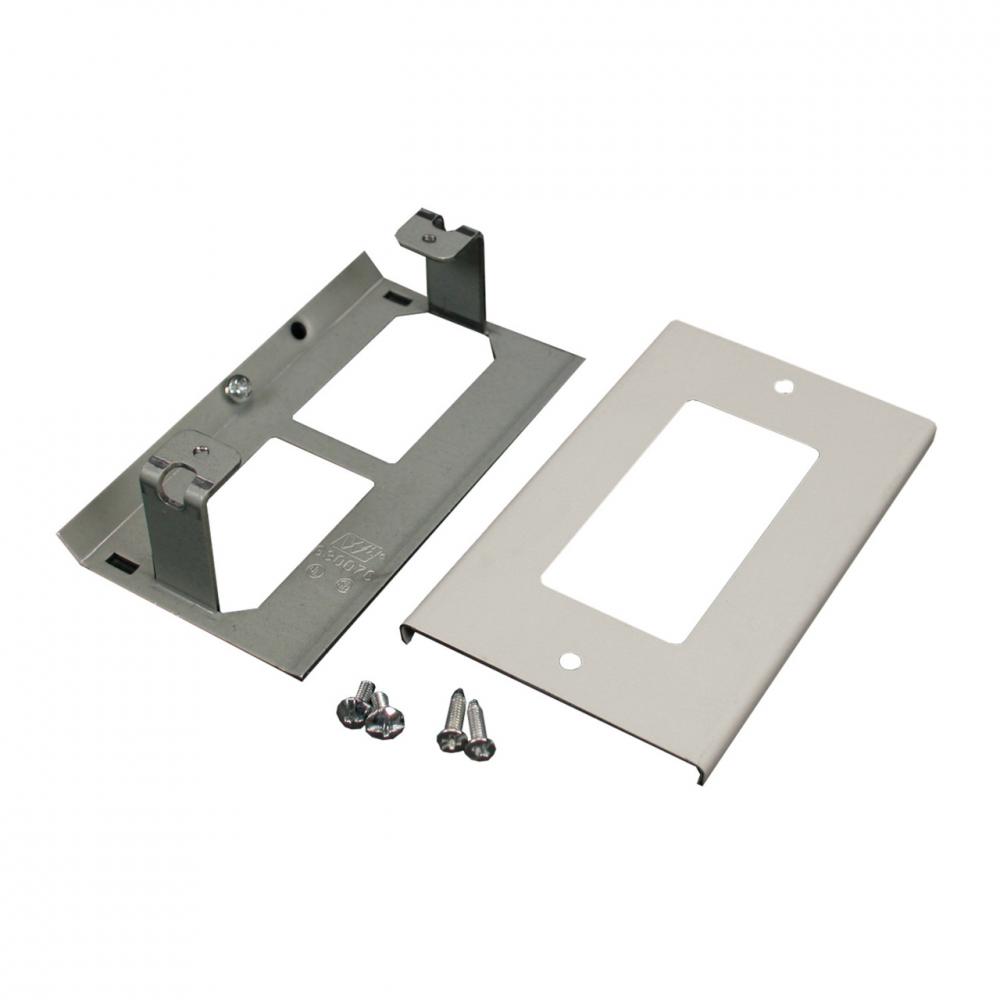 STL RECT DEVICE PLATE 3000 GRAY