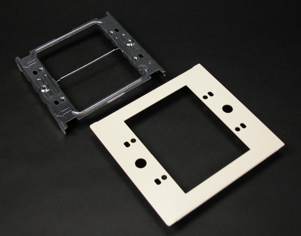 2-GANG DEVICE PLATE-IVORY