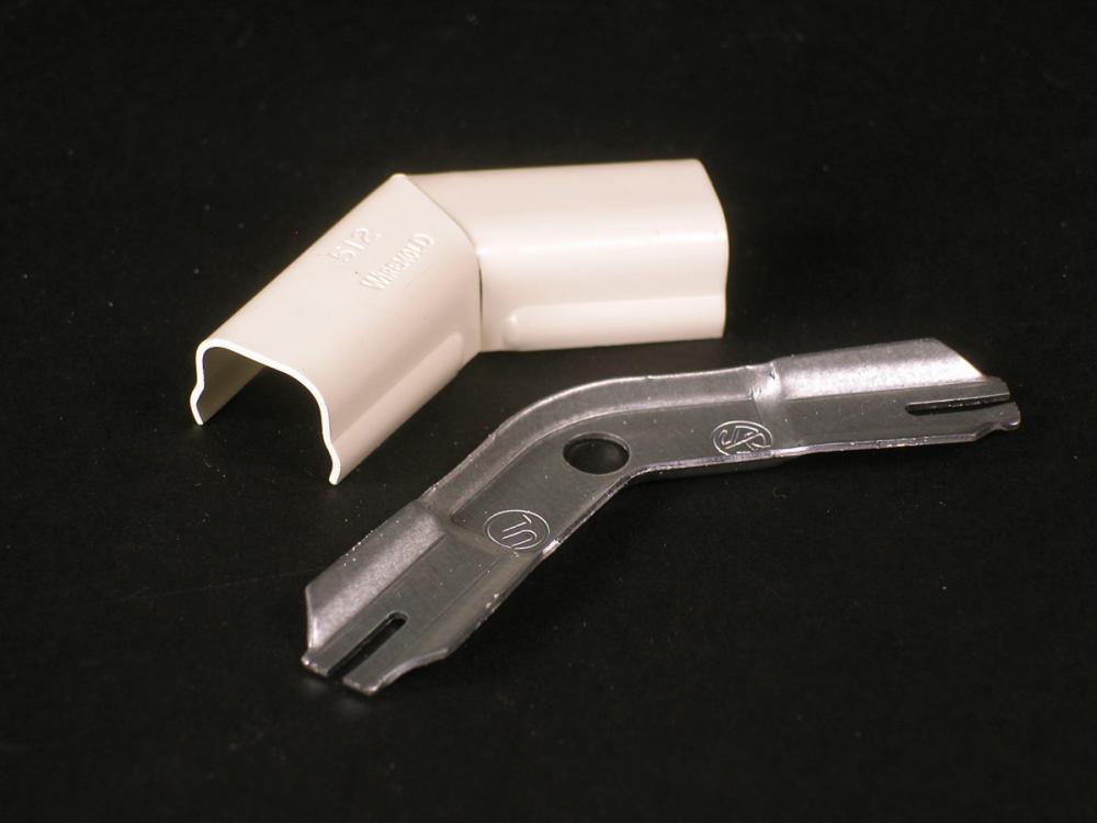 STL FLAT 45 D. ELBOW 500 IVORY