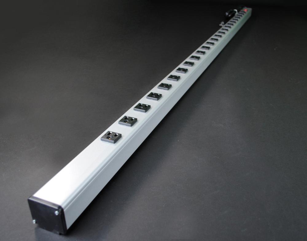 15A, 72IN, 24 OL, SW, 6 FT CORD, GY