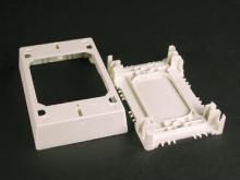 Legrand-Wiremold 2348S/51-WH - NM SHALLOW EXT. BOX 2300 WHITE