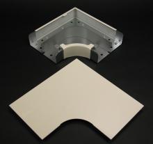 Legrand-Wiremold G4011FO - 2IN. RADIUS FLAT ELBOW 4000 GRAY