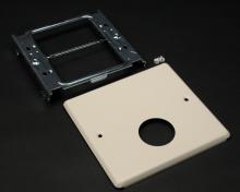 Legrand-Wiremold G4047AX - 2G DEV PLT 1 ROUND OPENING GY