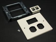 Legrand-Wiremold V4047BT - 2-GANG DUPLX & TRACJACK MINI AD V