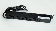 Legrand-Wiremold R5BZ20X - SURGE 20A, 1U, 5R OL,6FT, BK