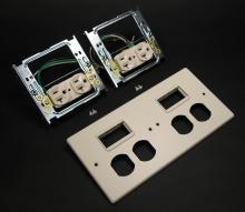 Legrand-Wiremold V4047-2WWSS - 4G DEV PLT 2 DUP INS 2 SII MIN AD V