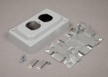 Legrand-Wiremold 1546B - NM DUPLEX RECPT BOX 1500 GRAY