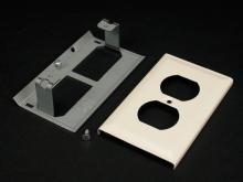 Legrand-Wiremold V3043BE - STL DUPLEX RECEPT PLATE 3000 IVORY