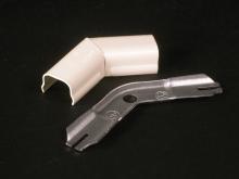 Legrand-Wiremold V512 - STL FLAT 45 D. ELBOW 500 IVORY