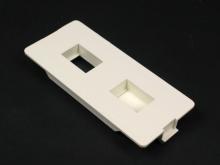 Legrand-Wiremold 5507FRJ-GY - NM FLUSH FACEPLATE 5500 LT GY