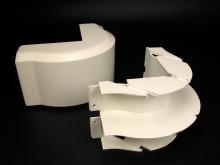 Legrand-Wiremold 40N2F19V - NM 2IN.FIBERREADY EXT. ELBOW 40N IV