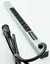 Legrand-Wiremold 2008ULBC20R-TL - 20A, 20IN, 8 OL, 6 FT TL PLUG, GY