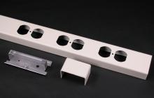 Legrand-Wiremold 25DTP-B - DUPLEX REC COVER 25 SERIES POLES