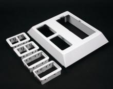Legrand-Wiremold 5007C-2RTBK - NM DEEP DEVICE PLT FOR ORTRONICS BK