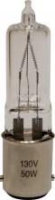 EiKO CAX-130V-HAL - 130V 50W  T-4  HALOGEN DC BAYONET BASE