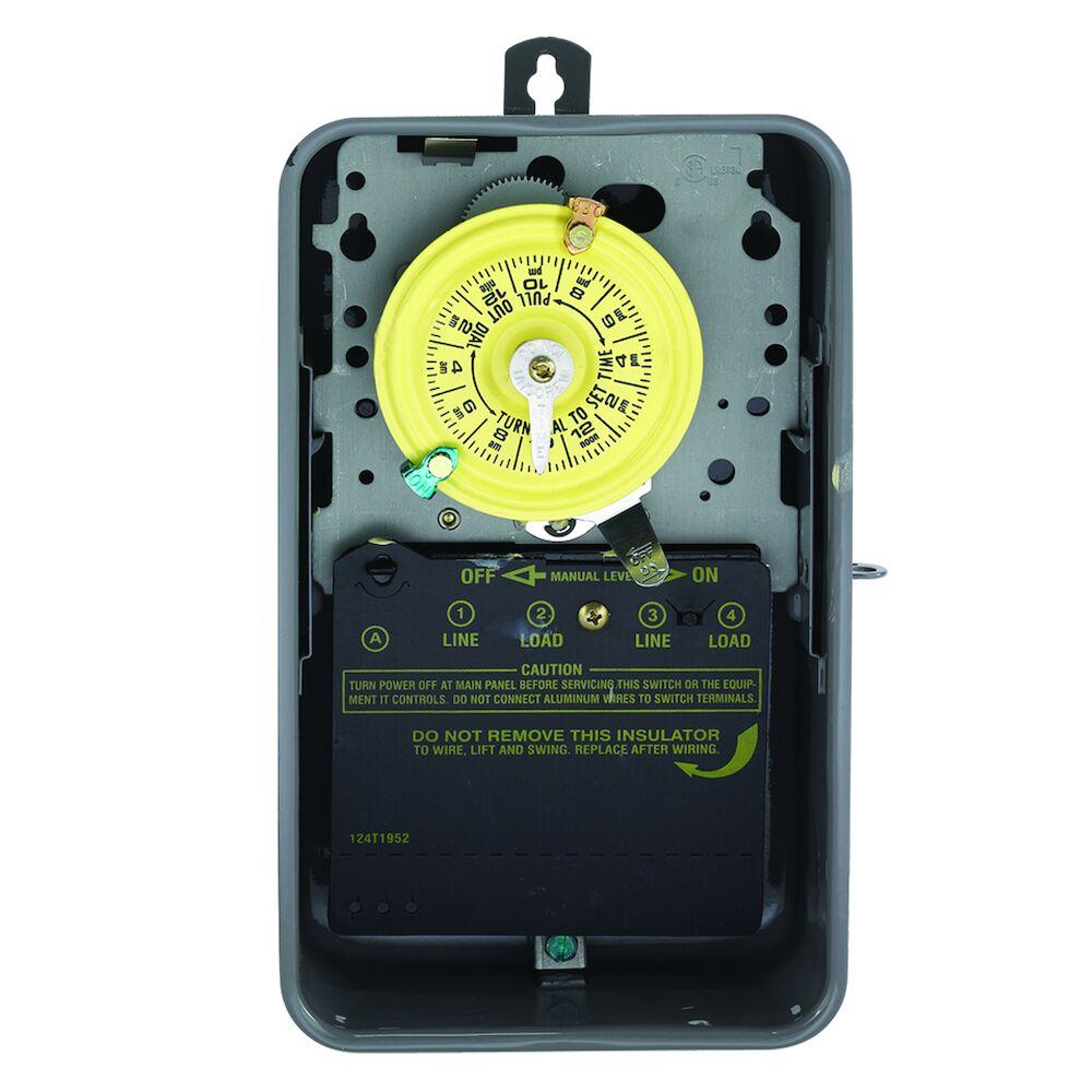 24-Hour Mechanical Time Switch, 120 VAC, 60Hz, D