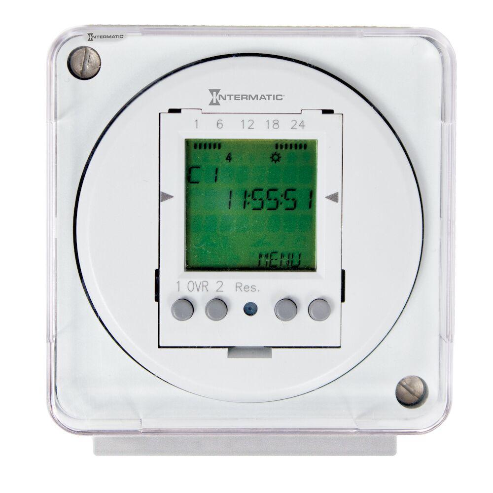 24-Hour or 7-Day 240V Electronic Surface/DIN Rai