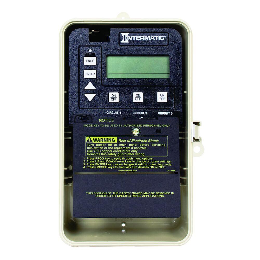 24-Hour Electronic Time Control, 3-Circuit, Type
