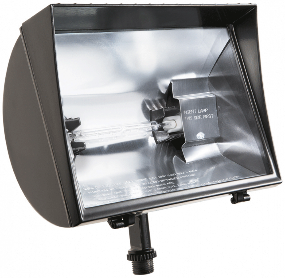 QUARTZ CURVE 500W 120V AND  LAMP BRONZE