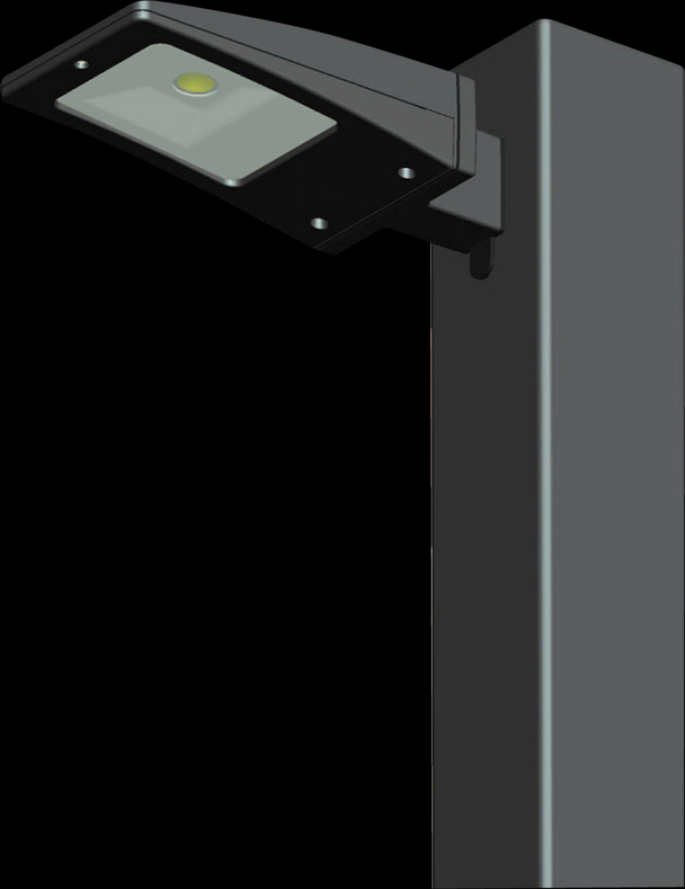 LED AREA LIGHT 10W COOL WITH SQUARE